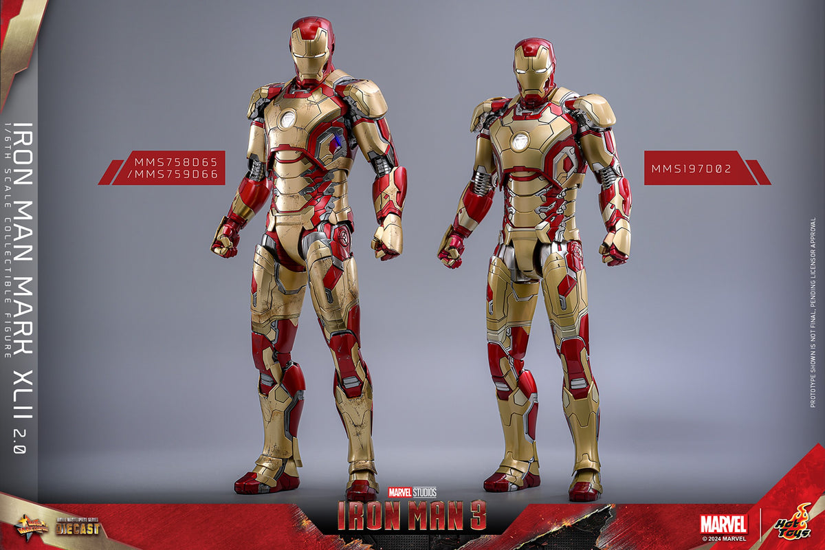 Iron Man Mark XLII (2.0) Marvel Sixth Scale Figure