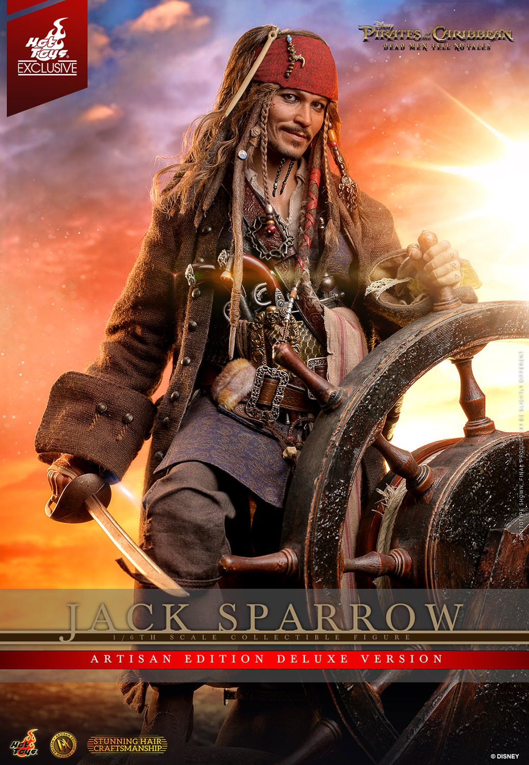 Jack Sparrow Disney Sixth Scale Figure