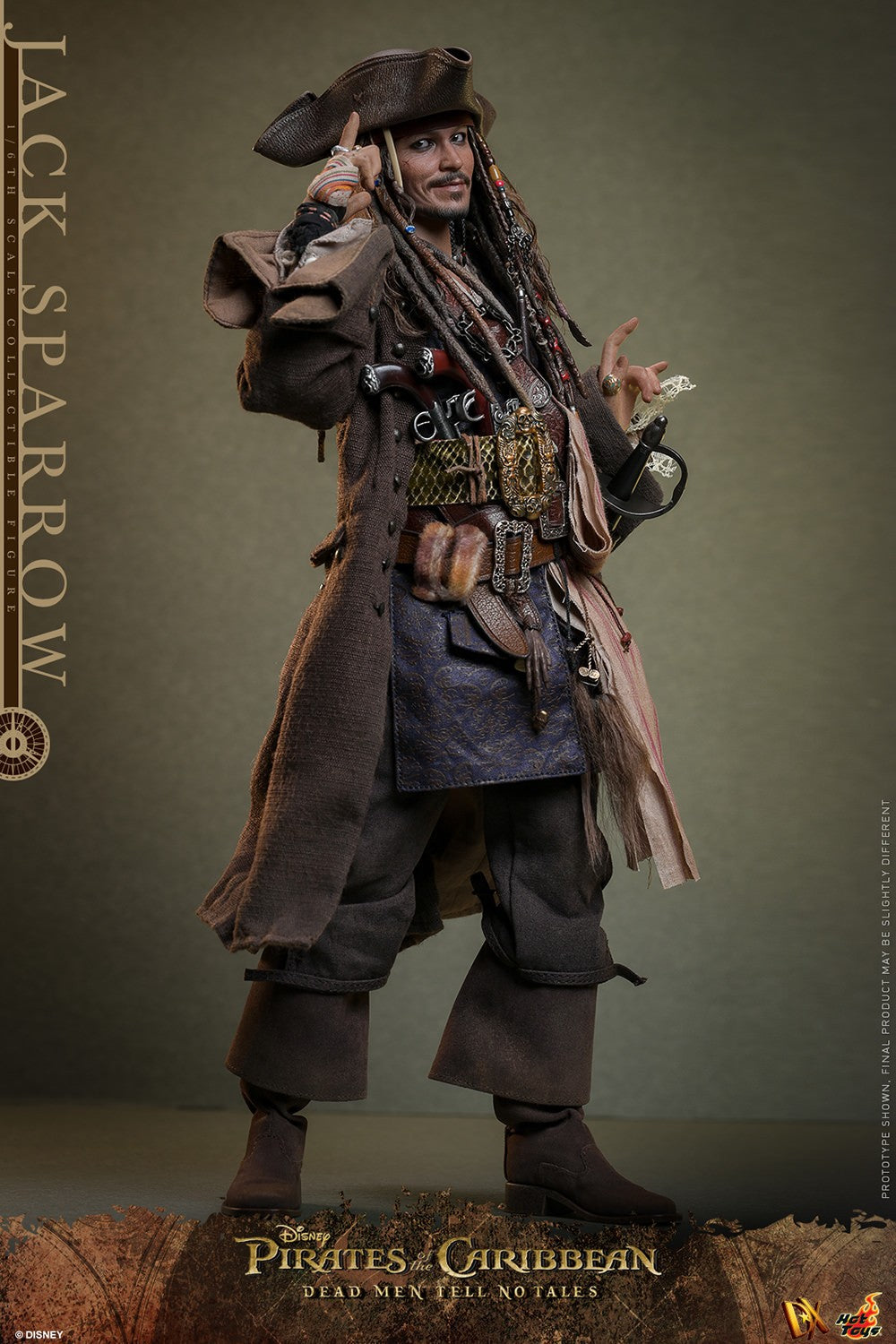 Jack Sparrow Disney Sixth Scale Figure