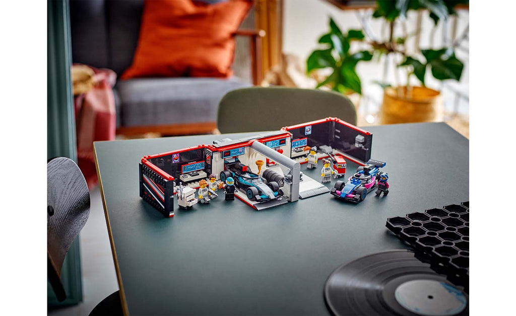 LEGO City F1 Garage & Mercedes-AMG & Alpine Cars Set 60444