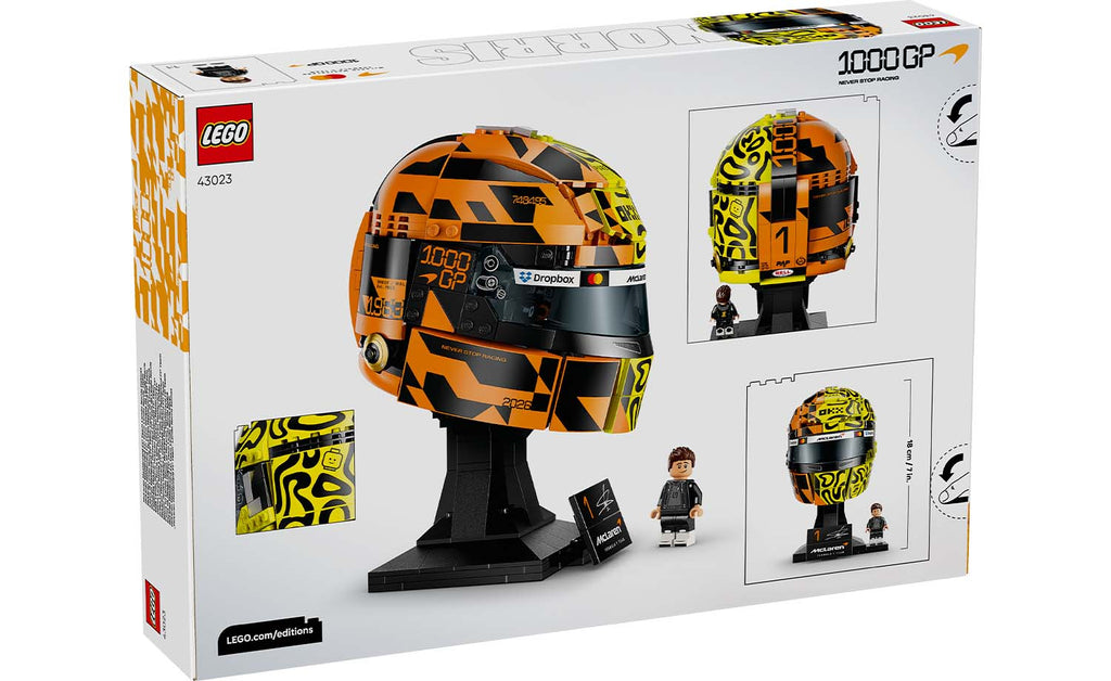 LEGO Editions McLaren Mastercard F1 Team Lando Norris Helmet Set 43023