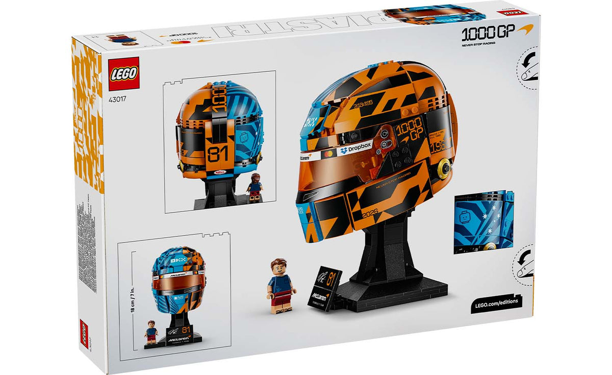 LEGO Editions McLaren Mastercard F1 Team Oscar Piastri Helmet Set 43017