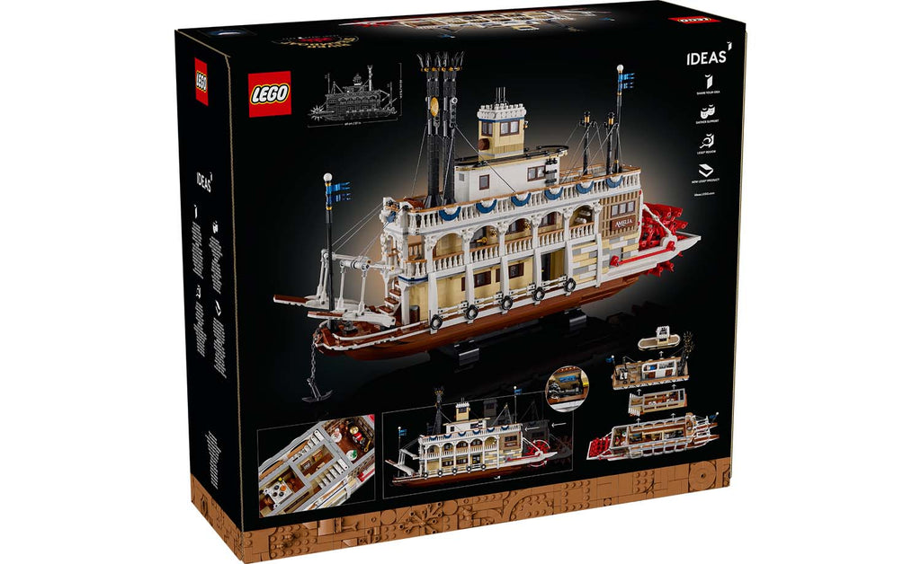 LEGO Ideas River Steamboat Set 21356