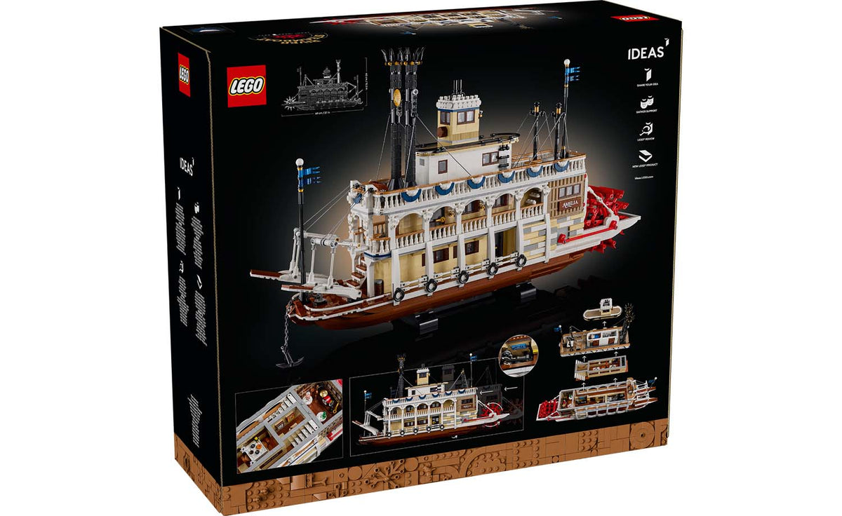 LEGO Ideas River Steamboat Set 21356