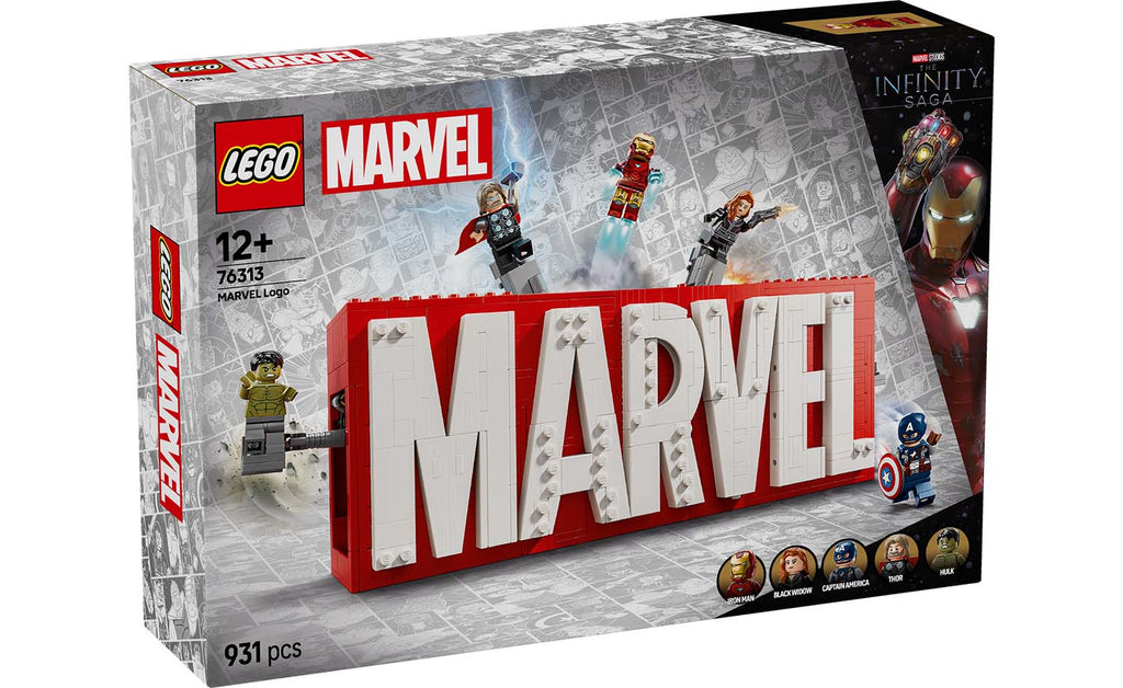 LEGO MARVEL Logo & Minifigures Set 76313