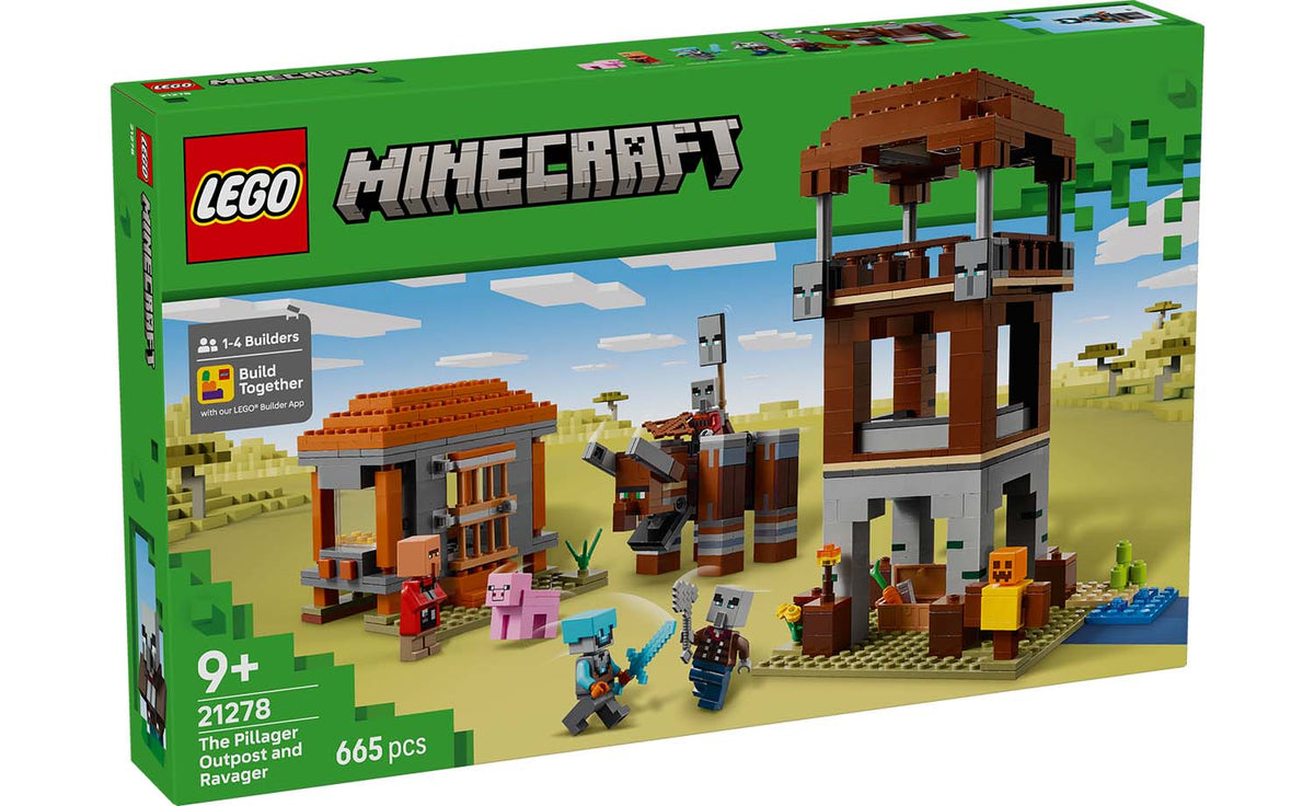 LEGO Minecraft The Pillager Outpost and Ravager Set 21278