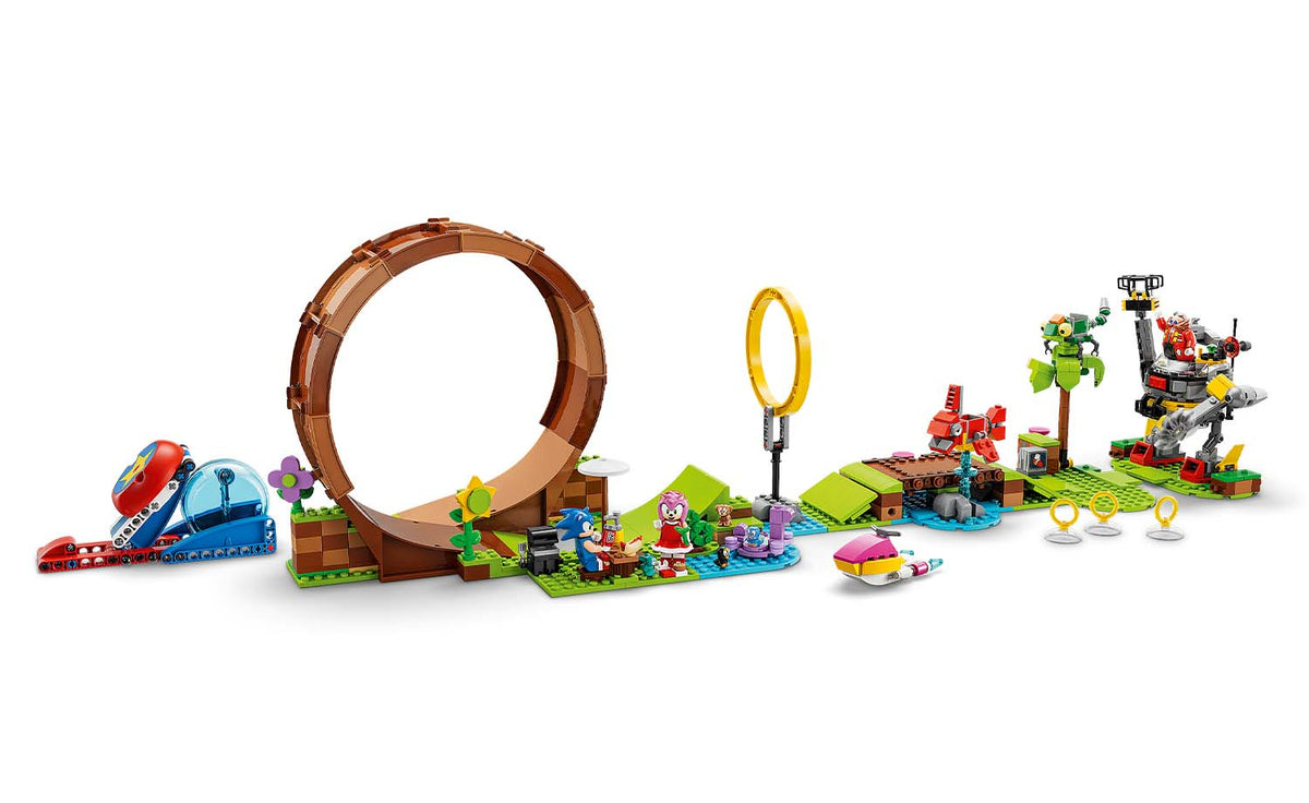 LEGO Sonic the Hedgehog Sonic's Green Hill Zone Loop Challenge Set 76994