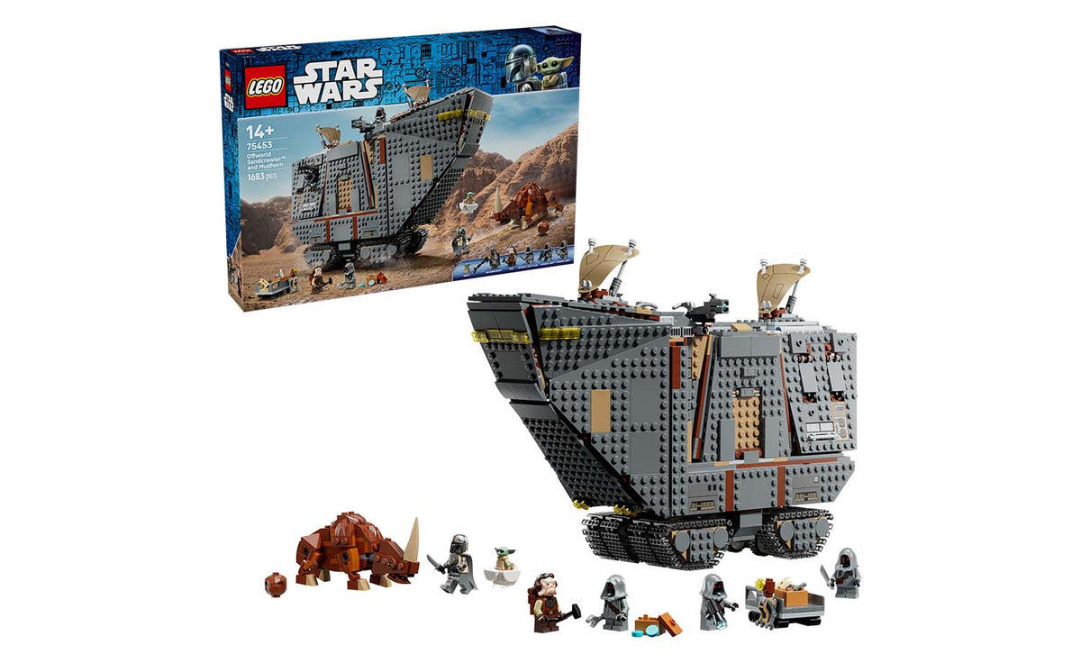 LEGO Star Wars Offworld Sandcrawler and Mudhorn Set 75453