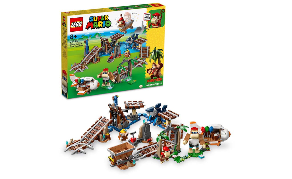 LEGO Super Mario Diddy Kong's Mine Cart Ride Expansion Set 71425