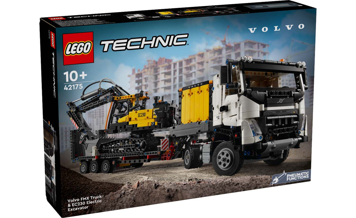 LEGO Technic Volvo FMX Truck & EC230 Electric Excavator Set 42175