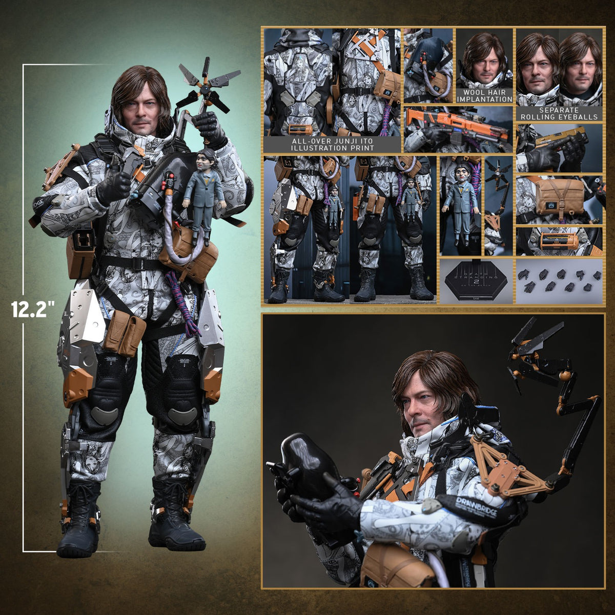 Sam (Junji Ito Suit) Death Stranding Sixth Scale Figure