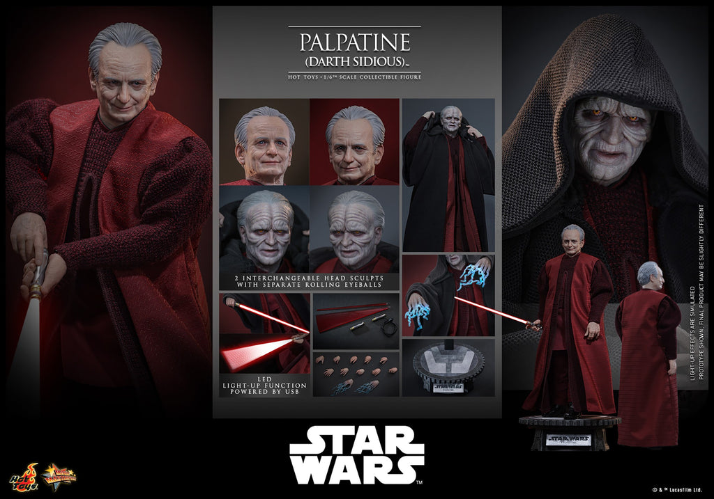 Palpatine (Darth Sidious) Star Wars Sixth Scale Figure