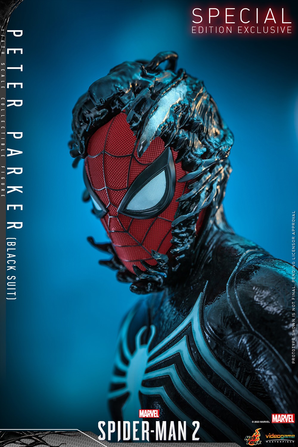 Peter Parker (Black Suit) Marvel Sixth Scale Figure