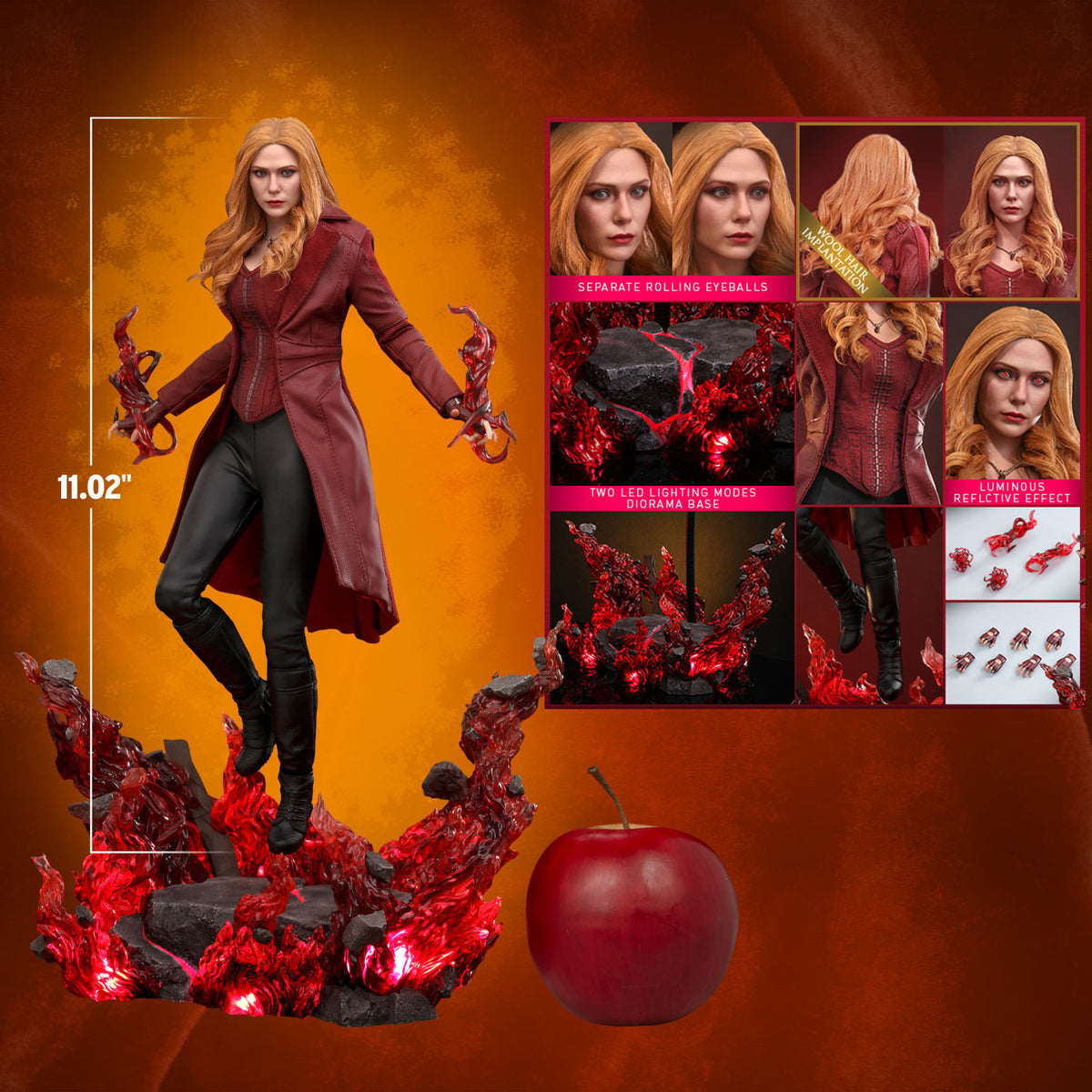 Scarlet Witch Marvel Sixth Scale Figure