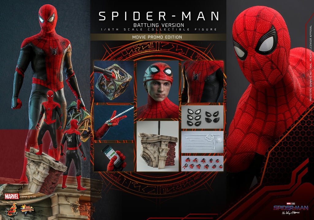 Spider-Man (Battling Version) Movie Promo Edition Marvel Sixth Scale Figure