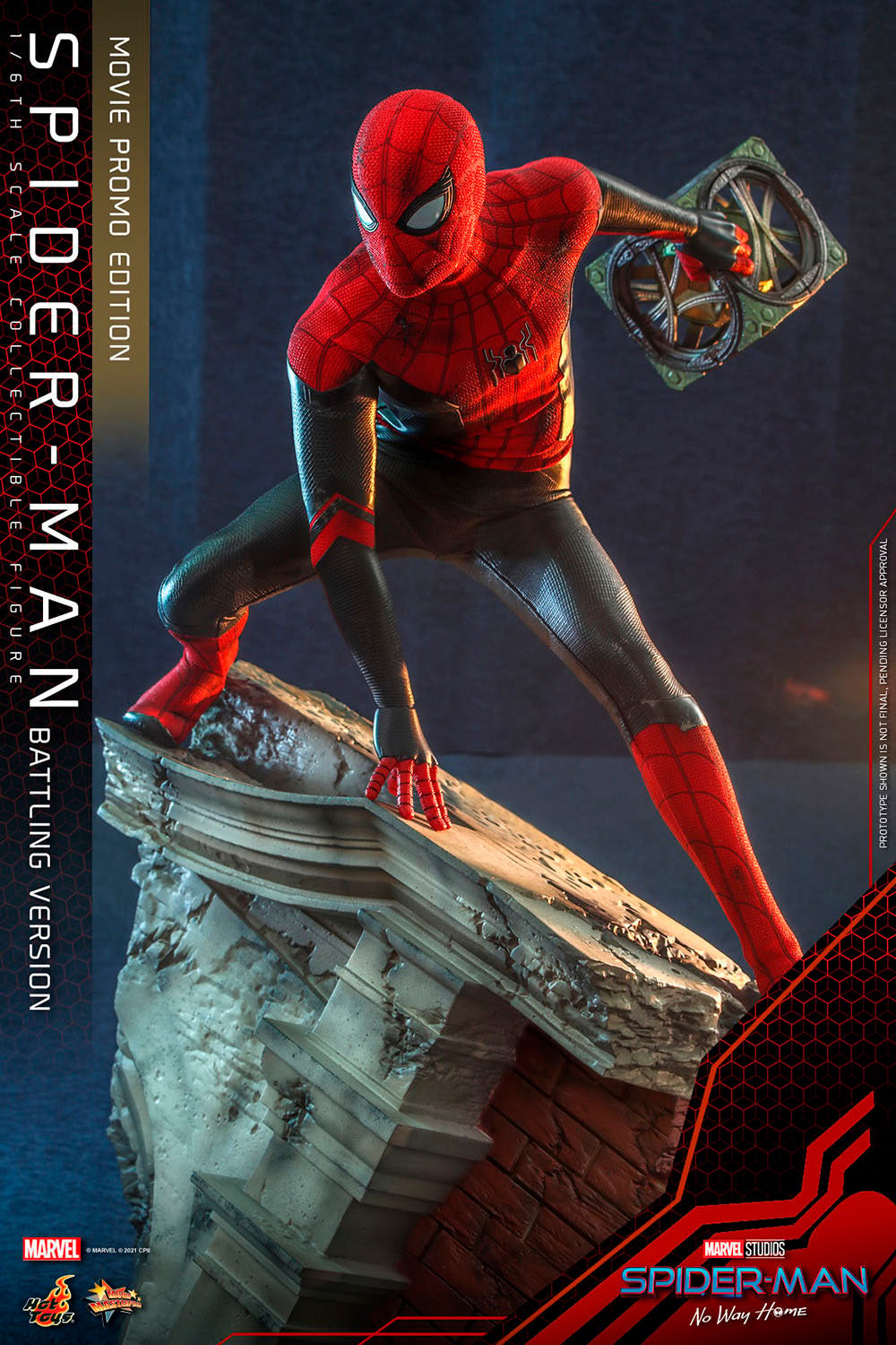Spider-Man (Battling Version) Movie Promo Edition Marvel Sixth Scale Figure