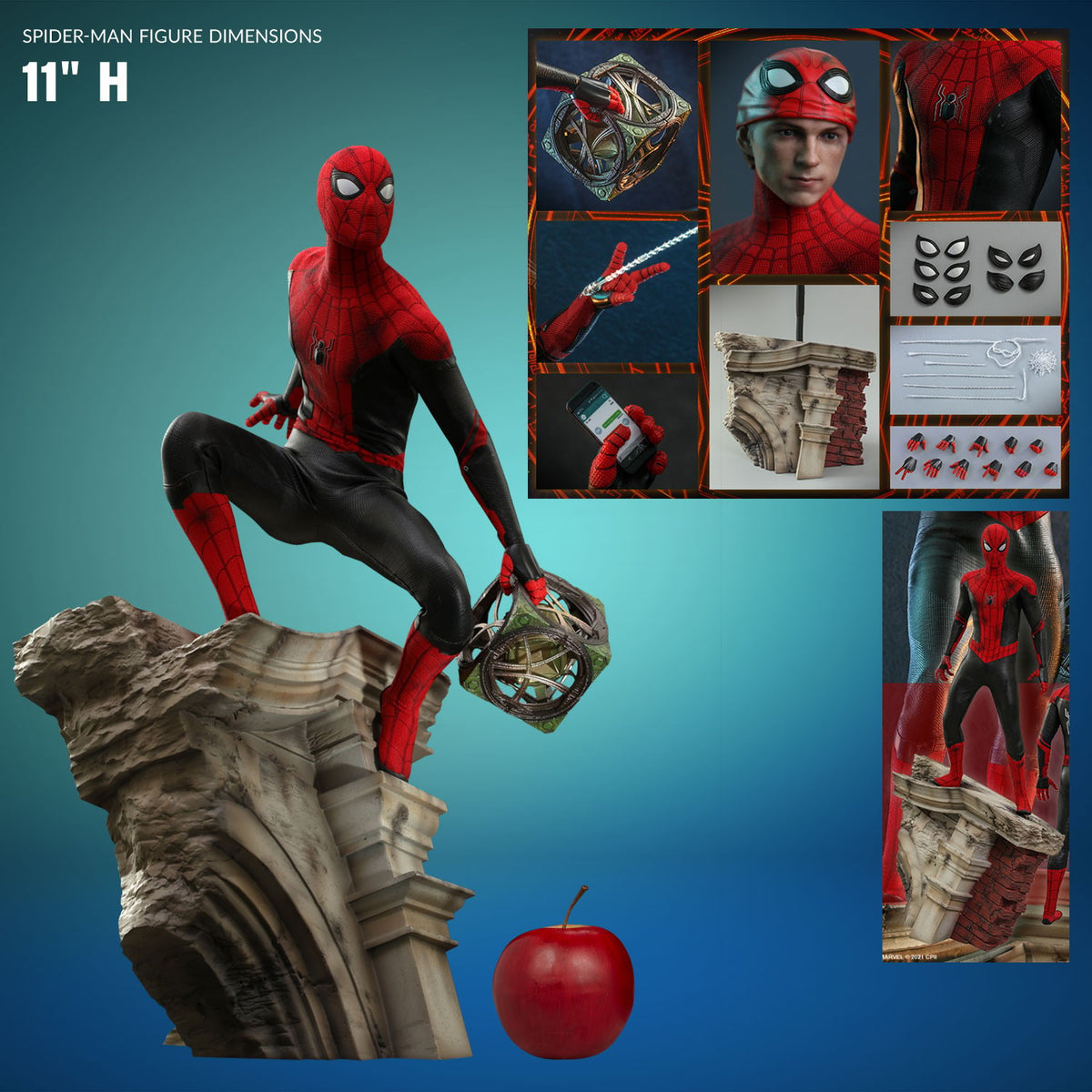 Spider-Man (Battling Version) Movie Promo Edition Marvel Sixth Scale Figure
