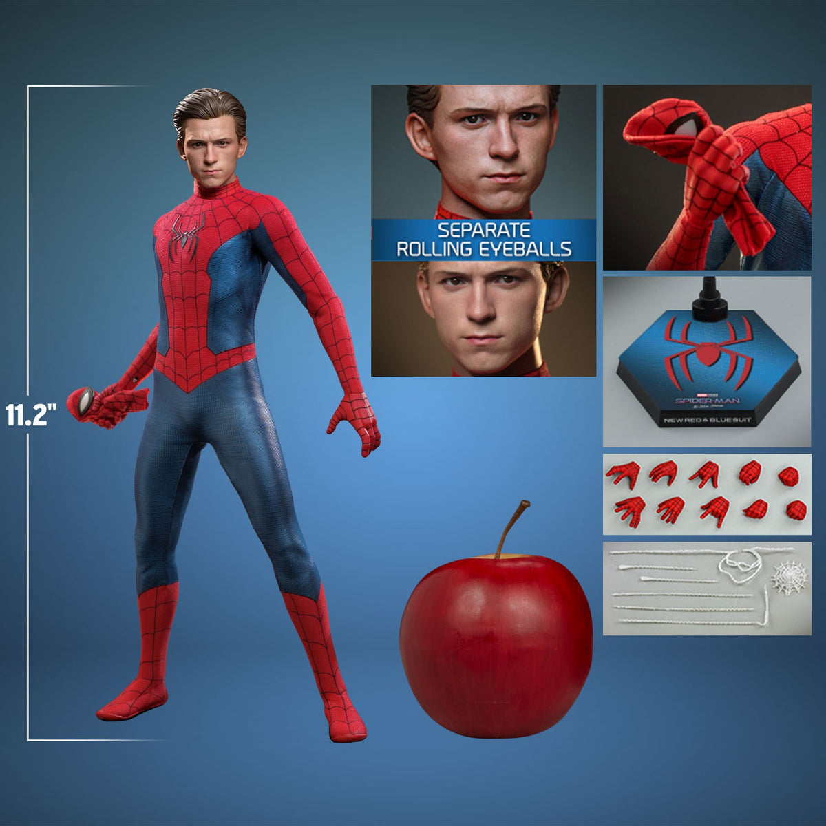 Spider-Man (New Red and Blue Suit) Marvel Sixth Scale Figure