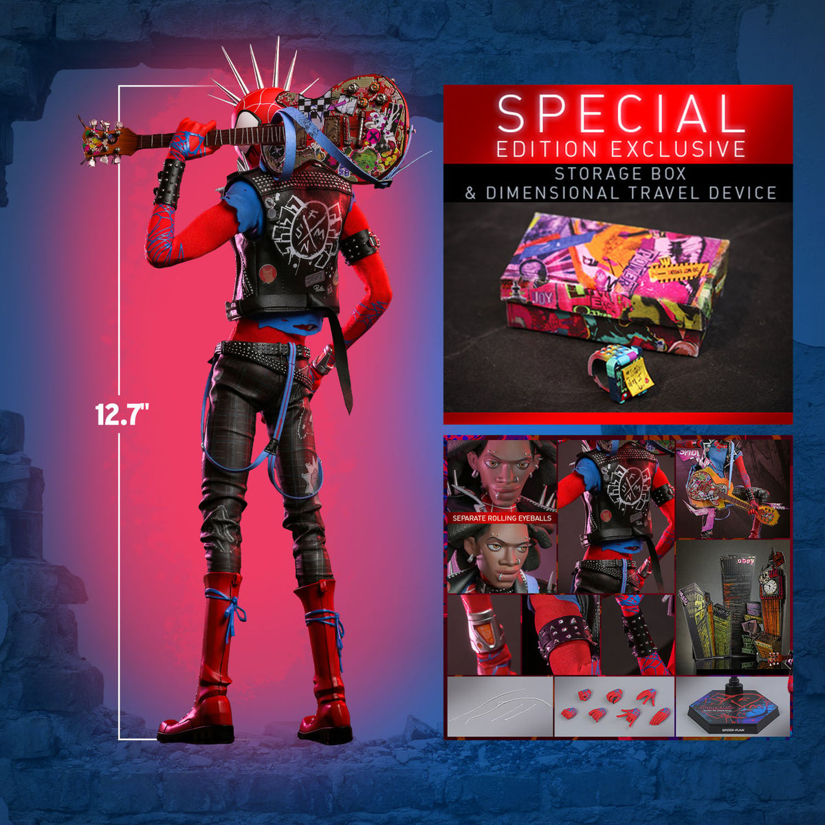 Spider-Punk Marvel Sixth Scale Figure