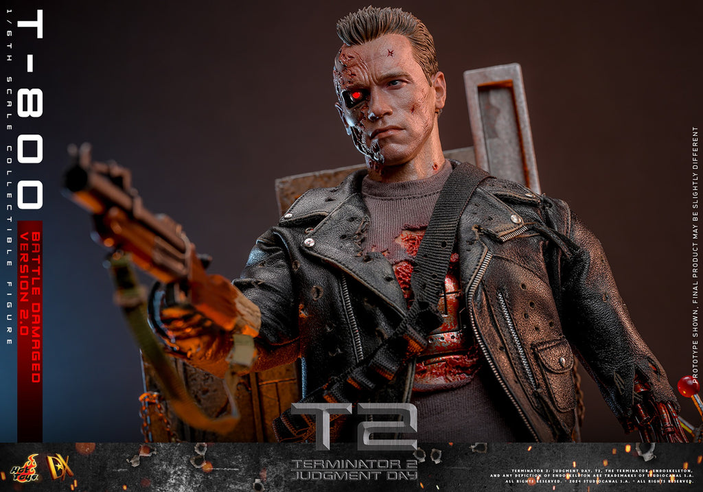 T-800 (Battle Damaged Version 2.0) Terminator Sixth Scale Figure