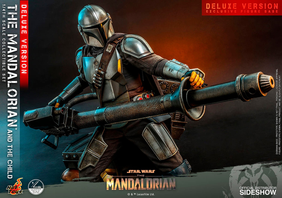 The Mandalorian and The Child Star Wars Quarter Scale Figure