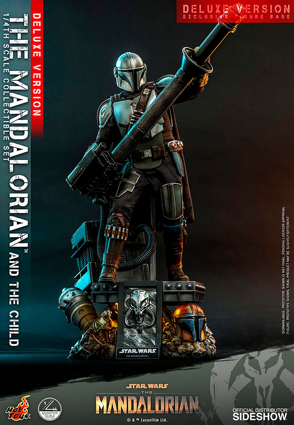 The Mandalorian and The Child Star Wars Quarter Scale Figure
