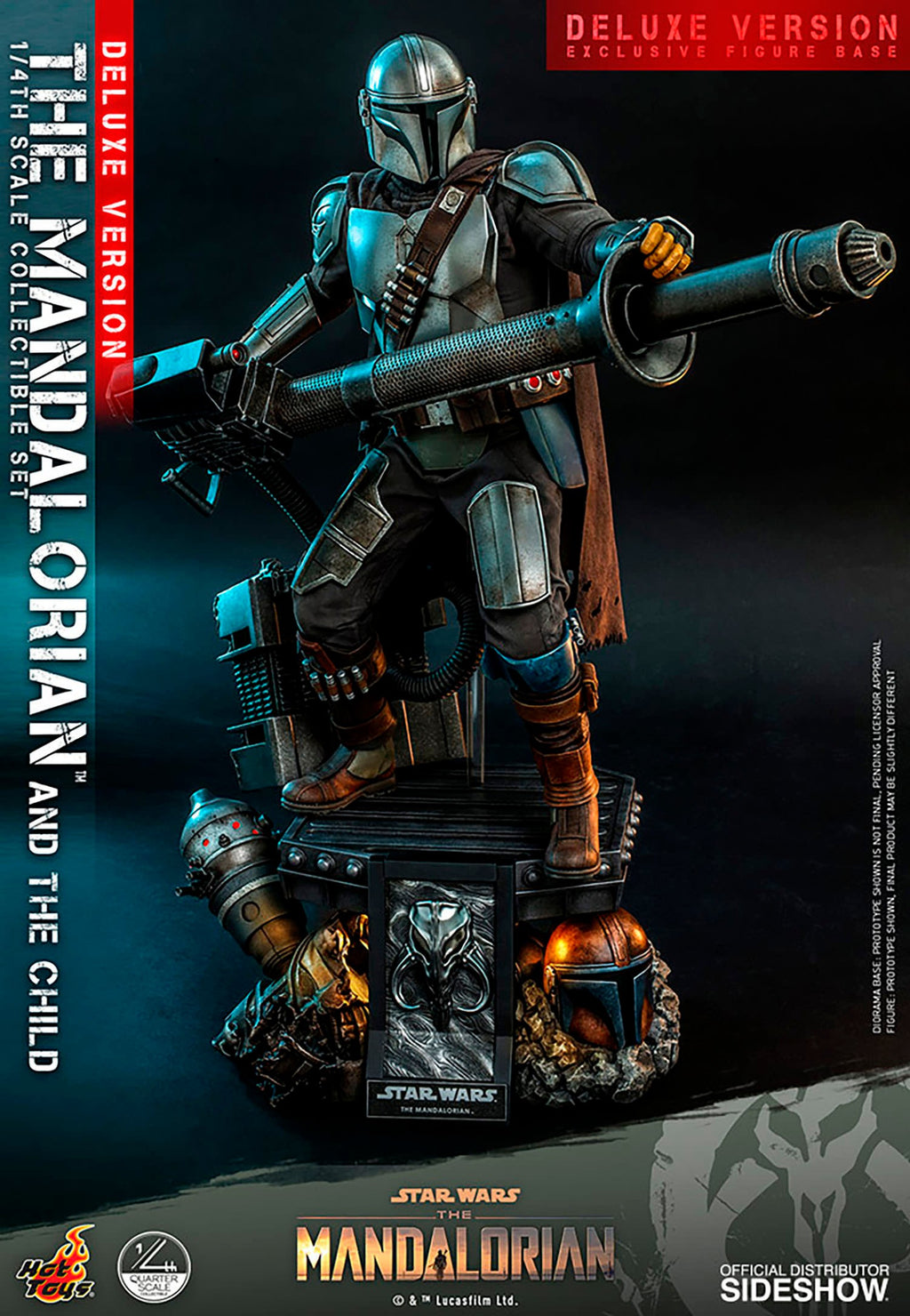 The Mandalorian and The Child Star Wars Quarter Scale Figure