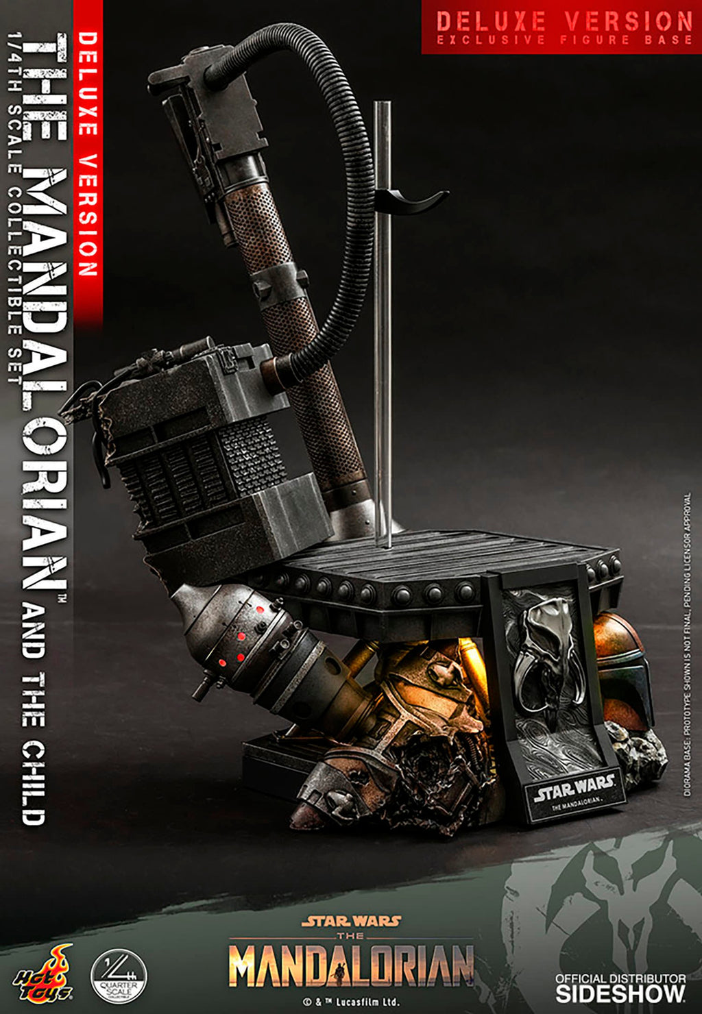 The Mandalorian and The Child Star Wars Quarter Scale Figure