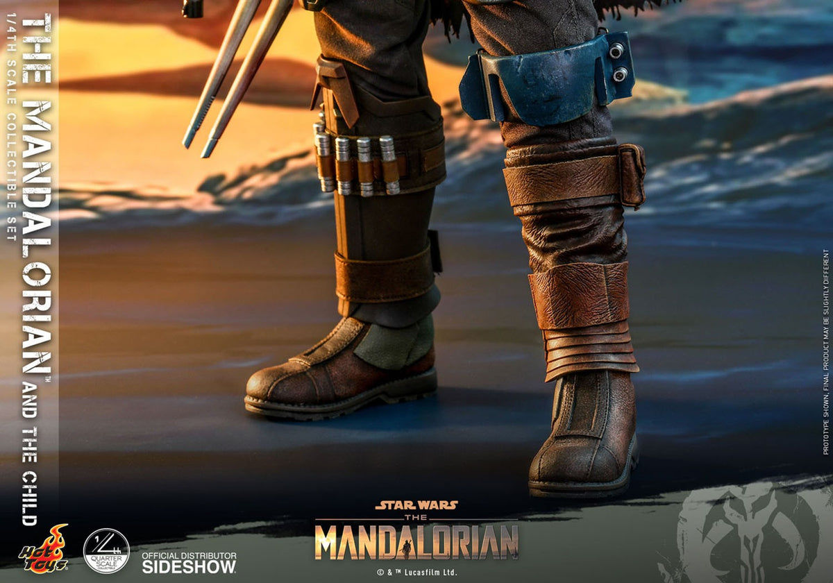 The Mandalorian and The Child Star Wars Quarter Scale Figure