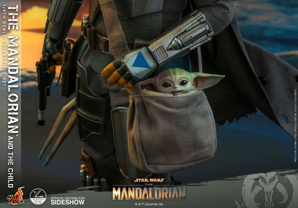 The Mandalorian and The Child Star Wars Quarter Scale Figure