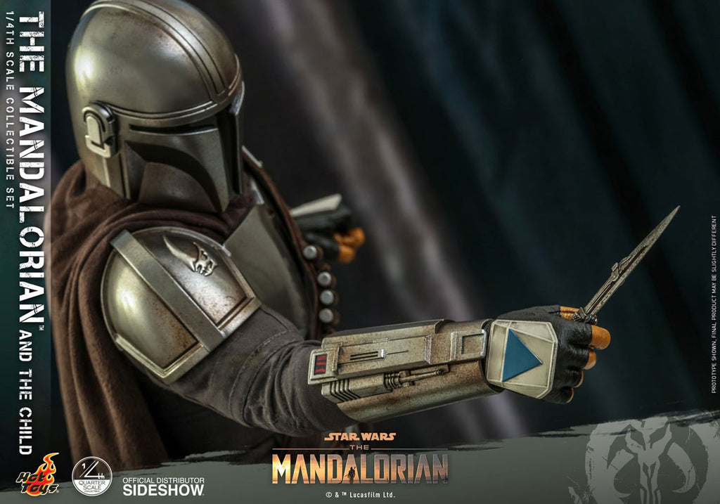 The Mandalorian and The Child Star Wars Quarter Scale Figure