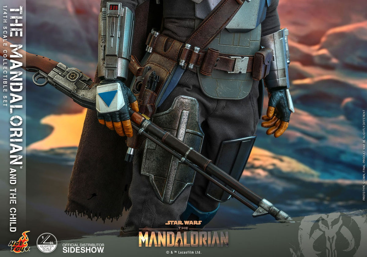 The Mandalorian and The Child Star Wars Quarter Scale Figure