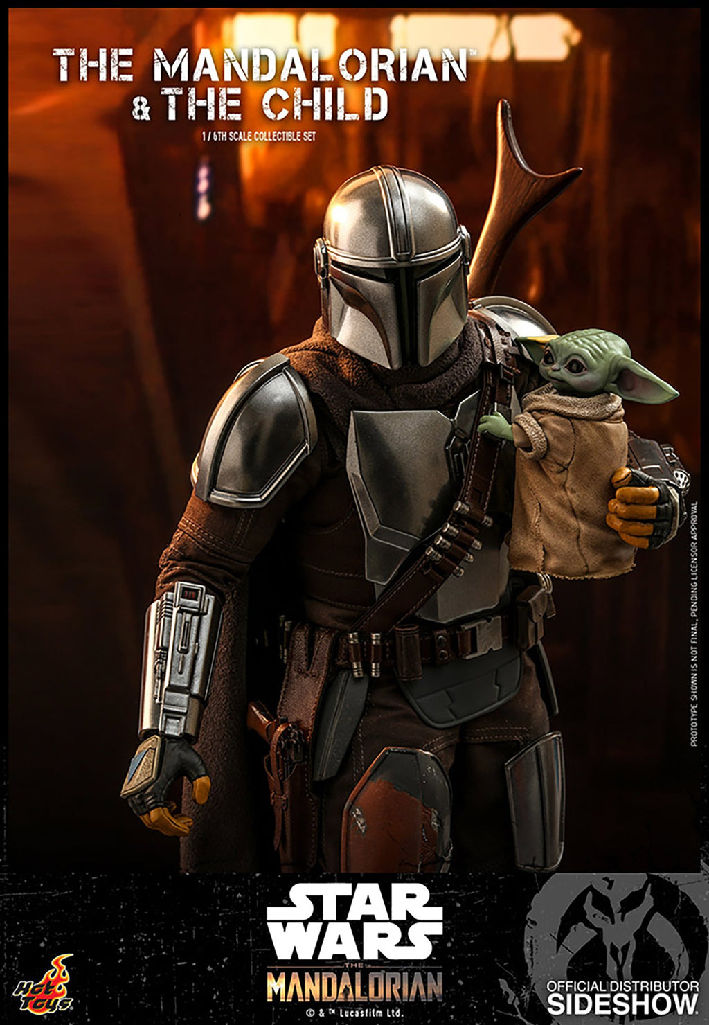 The Mandalorian and The Child Star Wars Sixth Scale Figure