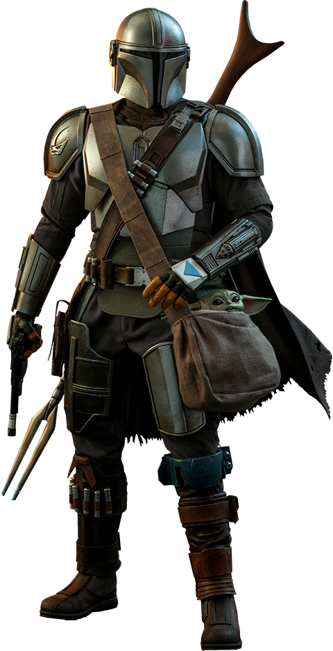 The Mandalorian and The Child Star Wars Quarter Scale Figure