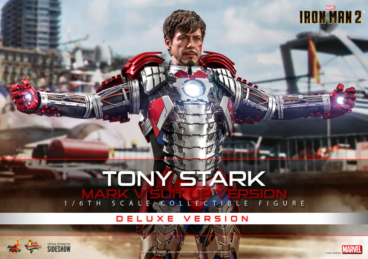 Tony Stark (Mark V Suit Up Version) Marvel Sixth Scale Figure