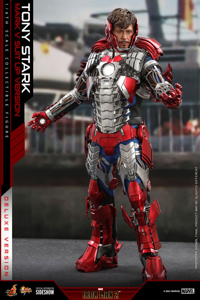 Tony Stark (Mark V Suit Up Version) Marvel Sixth Scale Figure