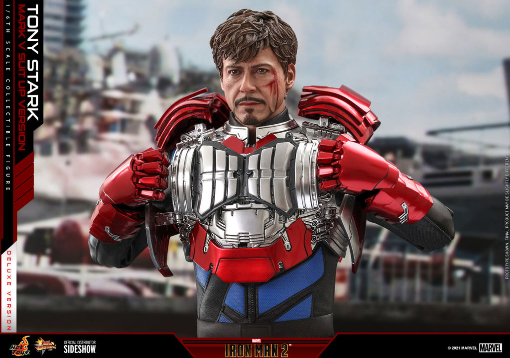Tony Stark (Mark V Suit Up Version) Marvel Sixth Scale Figure