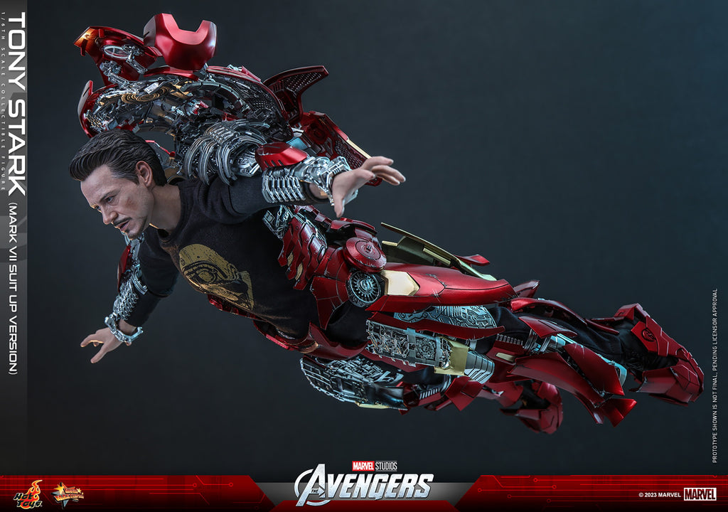 Tony Stark (Mark VII Suit-Up Version) Marvel Sixth Scale Figure