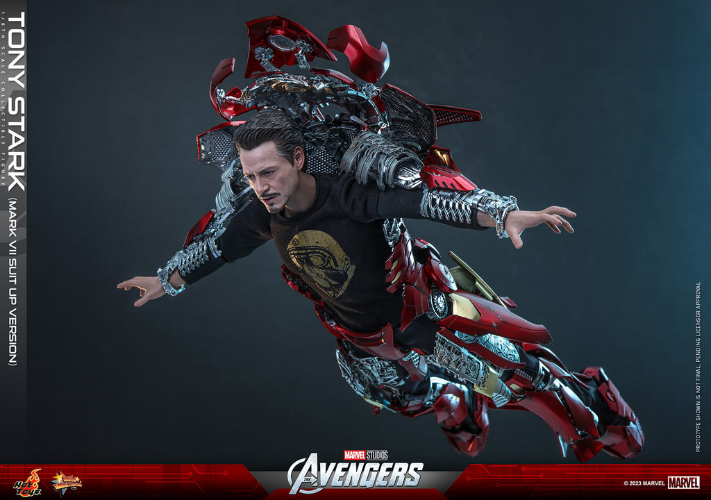 Tony Stark (Mark VII Suit-Up Version) Marvel Sixth Scale Figure