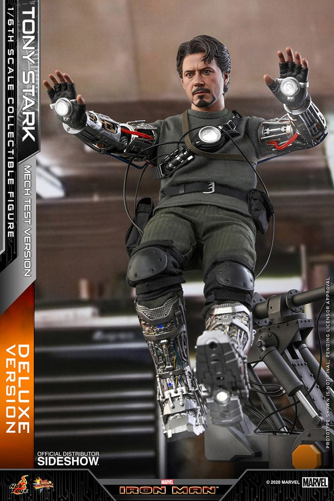 Tony Stark (Mech Test Deluxe Version) Marvel Sixth Scale Figure