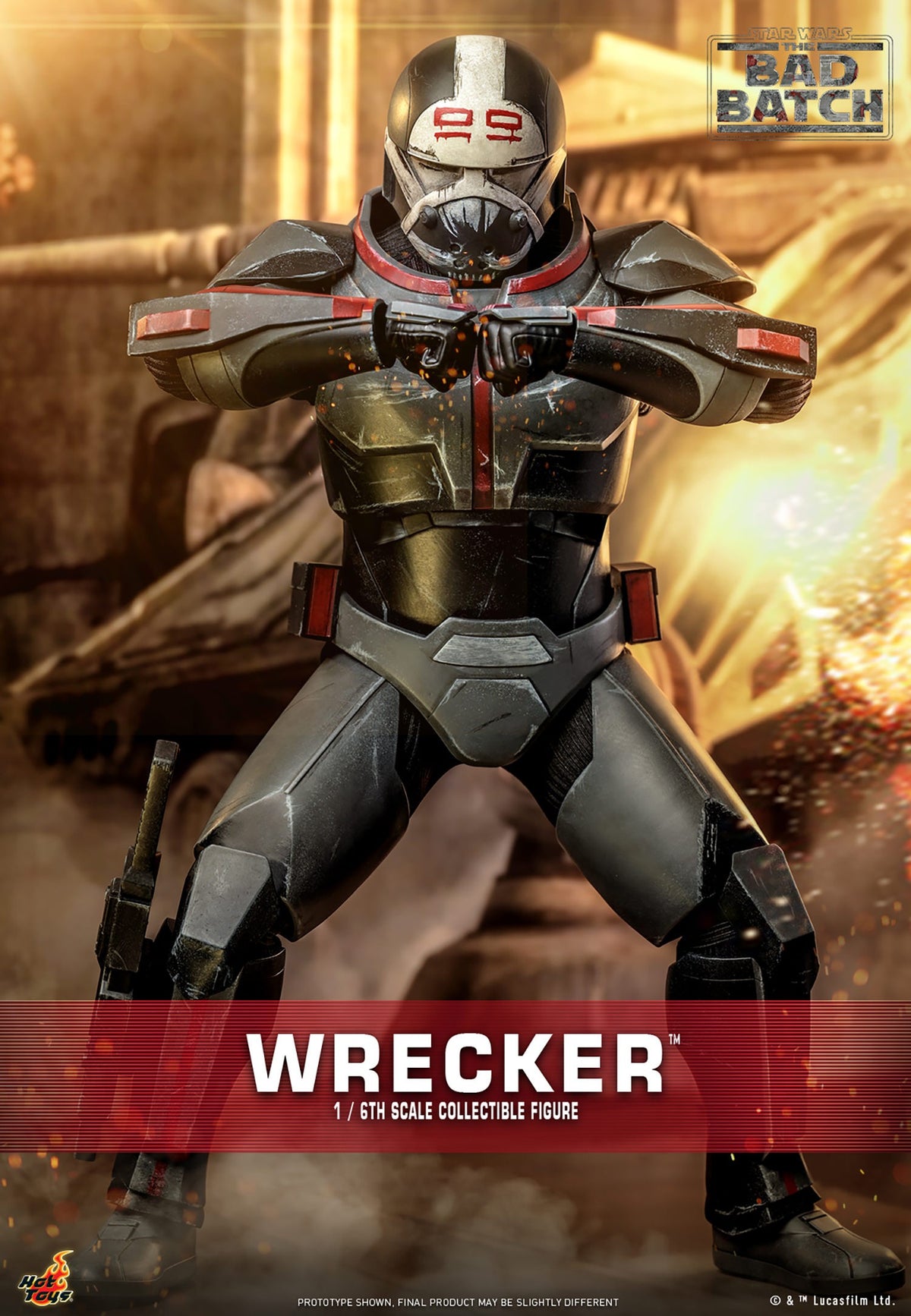 Wrecker Star Wars Sixth Scale Figure