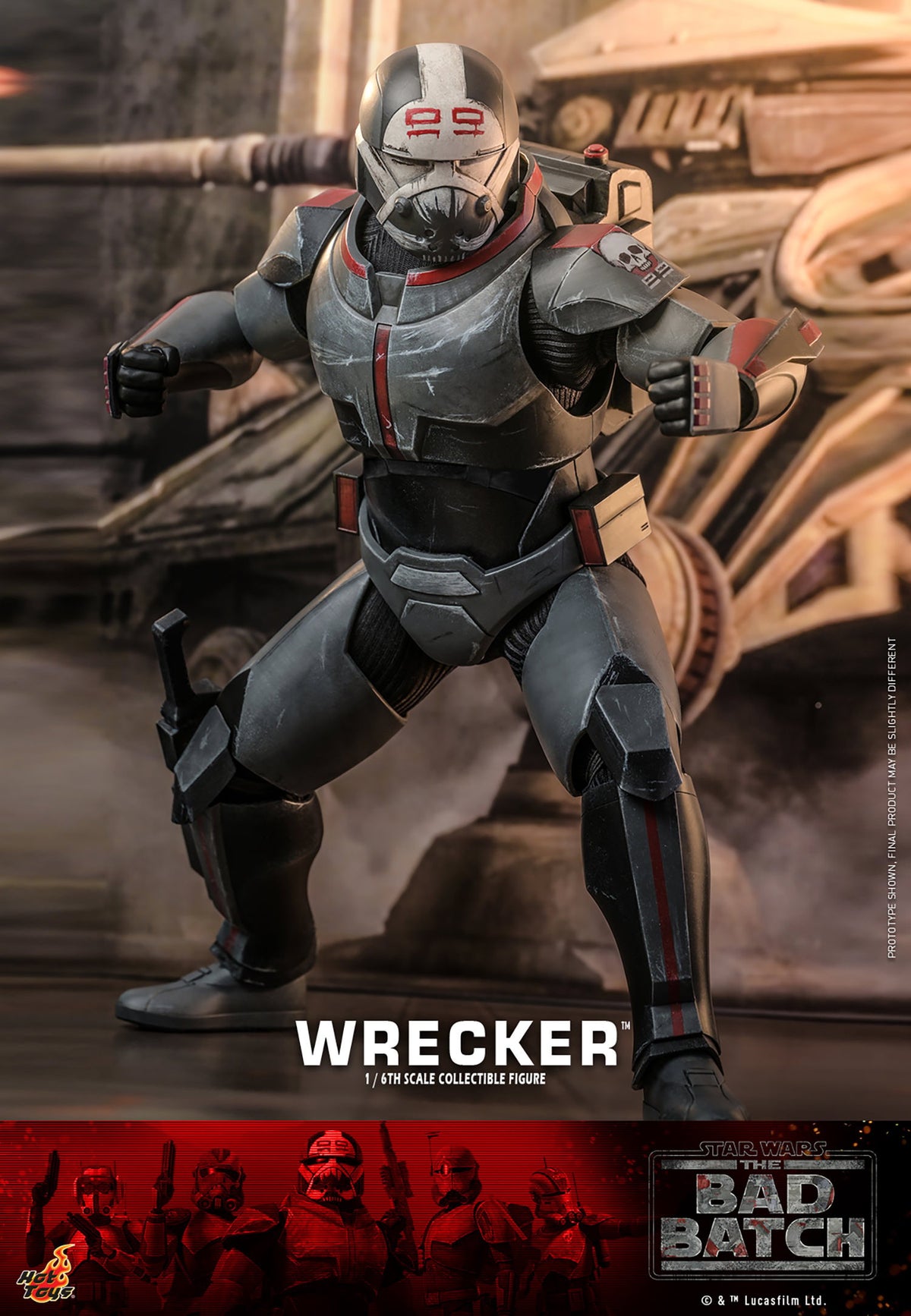 Wrecker Star Wars Sixth Scale Figure